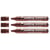 Lot de 3 Marqueurs permanents EDDING 2200C - Marron - Pointe biseautée 1-5 mm