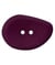 Carte de 1 bouton navette violet 2 trous 54mm - Union Knopf Violet