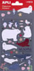 Stickers animaux marins 1 feuille