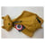 Perlipopette doudou renard safran MA0182 - Maïlou Tradition - Orange