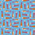 Tissu Popeline de Coton Sardines en Fête Poissons stylisés sur fond Bleu azur