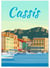 Affiche ville Cassis | A3 : 29,7x42cm
