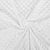 Tissu minky à pois, haute qualité, blanc - au mètre, par 50 cm - Laize : 150 cm