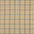 Tissu Double gaze de Coton Poppy Carreaux vintage sur fond Jaune