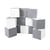 Lot cubes XXL mousse 12 pcs blanc,gris