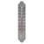 Thermomètre traditionnel Zinc XXL 50 cm