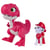 Pat patrouille le film mission dino : marcus et rhubarbe t-rex rugissant - figurine chien + dinosaure - SPIN MASTER