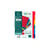 Intercalaires carte lustrée 225g 6 positions - format écolier 17x22cm - Couleurs assorties - x 20 - Exacompta