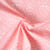 Tissu Popeline de Coton légère floral romantique blanc sur fond Rose poudré