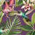 Lot de 4 serviettes en papier découpage collage 33 cm OISEAU COLIBRIS FLEUR O 112