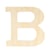 Lettre B - 11.5 cm - bois - Artemio