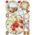 1 feuille de papier de riz 22 x 32 cm Ciao Bella TUSCAN CLOCKS 100