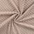 Tissu Doudou Ultra doux Pois uni Beige sable - Au mètre