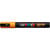 Lot de 6 marqueurs peinture pointe conique moyenne 1,8 - 2,5 mm - POSCA - Orange