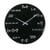 Horloge en verre MATHEMATIC 35 cm
