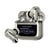 Ecouteurs Bluetooth Sans Fil Écran Couleur Réduction De Bruit Active Gris Or YONIS