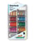 Coffret de 12 cônes de fil mousse multicolore Aeroflock Madeira - 1000m - Certifié Oeko-Tex Multicolore