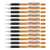 Porte-mine PENTEL Hi-Graph - Pointe 0,9 mm - Corps ocre - Lot de 12