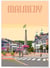 Affiche ville Malmedy | A3 : 29,7x42cm