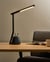 Lampe de Bureau Noire en Matériau Synthétique 3 Modes CCT Variateur Abat-Jour Réglable et Porte-Stylo Style Moderne