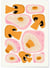Affiche Champignons Forestiers | A3 : 29,7x42cm