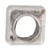MégaCréa - Perle métal cube 4x4 mm Argenté (lot de 10)