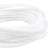 Bobine 50m Cordon damier polyester 5mm blanc