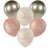 Bouquet 6 Ballons - Crème Rose