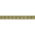 Bobine 25m galon marron Pois Vert en lin 11mm