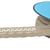 Bobine 25m dentelle éventail 19mm taupe