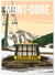 Affiche ville Mont-Dore | A3 : 29,7x42cm