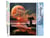 Peinture par Numéro Figured'Art - Ponton et grosse lune - Kit de Loisir Créatif DIY Numéro d'Art Complet - 40x50cm sans châssis en bois