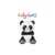 Peluche - Peluche Panda PING > gris ardoise – 23 cm