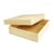 Boite en bois carrée 20 x 20 cm H 5 cm