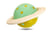 Hochet balle planete avec grelot - Plan Toys