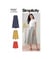 Patron Simplicity 9267 - Jupe évasée, boutonnage devant du 34 au 52 (FR) S92 taille n°FR 34-42
