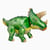 Ballon Aluminium Hélium Dino Vert 3D   91 cm