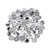 60 boutons fantaisie couture layette scrapbooking 1.3 cm mix BLANC NOIR