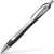 Stylo à bille - Encre bleue - Pointe large - Corps blanc/noir - Rétractable - Schneider Slider Rave