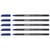 Lot de 5 feutres de coloriage pointe fine - EDDING - Bleu - 1 mm