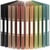 12 x Classeur Souple A4 - 2 Anneaux 16mm, Jusqu'à 100 feuilles, Dos de 2,5 cm, Eau, Collection de Couleurs 'Nature'- ACROPAQ