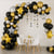 Kit 115 ballons et accessoires - or et noir
