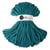Corde macramé Bobbiny - Coton recyclé - Teal - 9 mm - 100 m