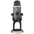 Microphone USB Polyvalent Pour Enregistrements Et Diffusion En Direct Noir YONIS