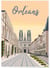 Affiche ville Orléans 5 | A3 : 29,7x42cm