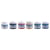 Kit Peinture aux doigts, 6 x 150ml, divers couleurs, Boîte
