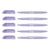Lot de 5 surligneurs effaçables pointe biseautée 3,3 mm - PILOT Frixion Light Soft - Violet pastel
