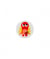 Carte de 2 boutons Hibou à queue Blanc 18mm - Union Knopf Blanc