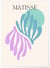 Affiche Matisse 'Composition Botanique' – Motifs naturels | A3 : 29,7x42cm