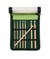 Set de 8 crochets n°3,5 à 8 Bamboo - Knitpro Vert